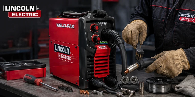 A Comprehensive Review of the Lincoln Electric 90i FC Flux Core Wire Feed Weld-Pak Welder Lincoln Electric 90i FC welder maintenance