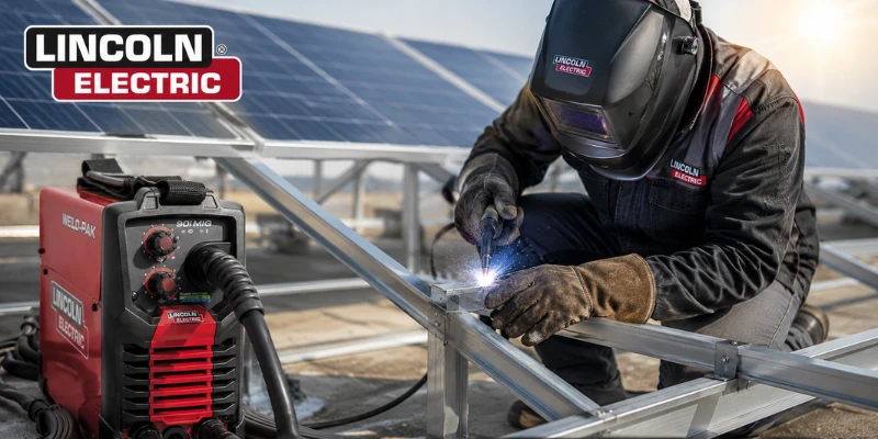 A Comprehensive Review of the Lincoln Electric 90i FC Flux Core Wire Feed Weld-Pak Welder Welder Is Ideal for Solar Structure