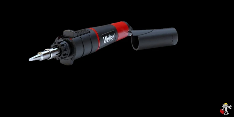 Weller Cordless Soldering Iron 25W-75W& Heat Tool Kit, Butane Powered - Butane Not Included - WLBUK75 Weller Cordless Soldering Iron 25W-75W