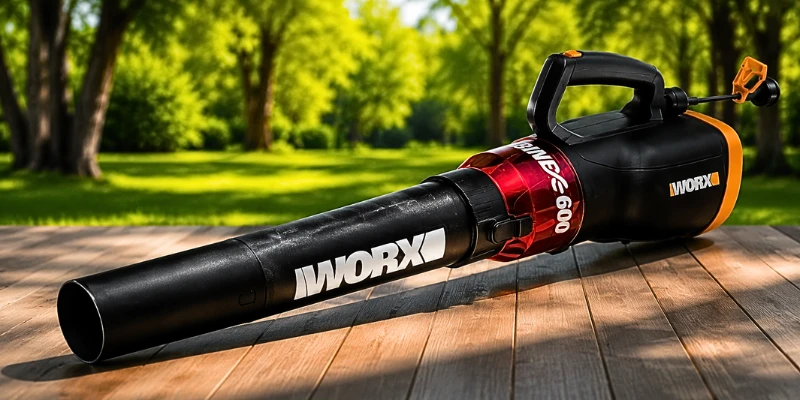Worx WG520 12 Amp Turbine 600 Electric Leaf Blower