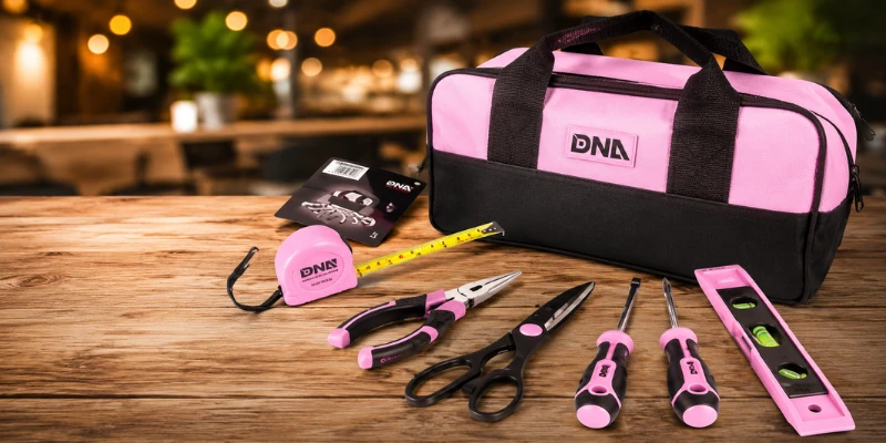 Hardware Tool Store DNA MOTORING Pink Tool Set