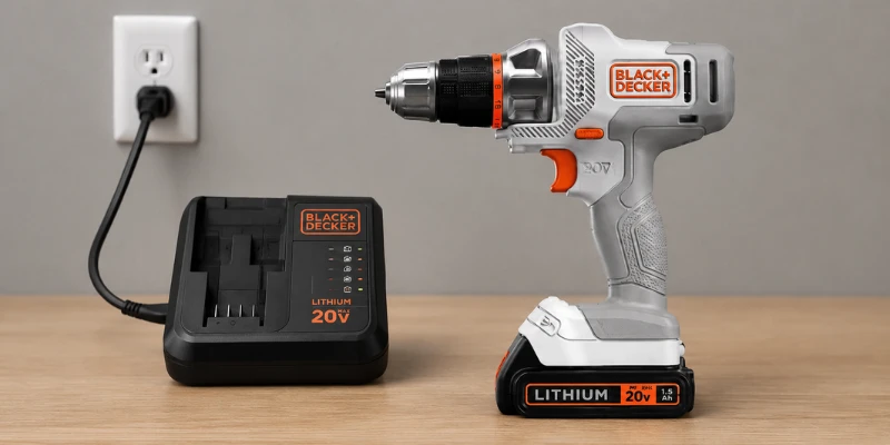 How to Charge a Black and Decker 20V Drill 