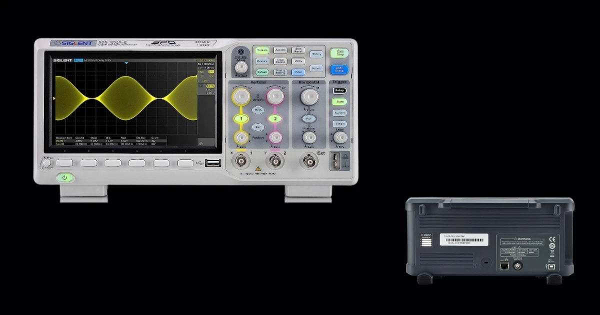 You are currently viewing The Siglent Dual Channel Oscilloscope SDS1202X-E 200MHz