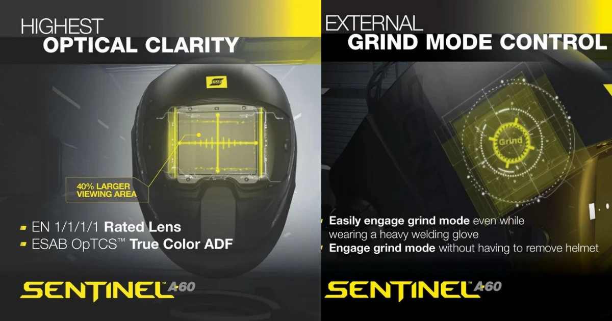 ESAB Sentinel A60 miller welding helmet: A Game-Changer in Welding Gear miller welding helmet