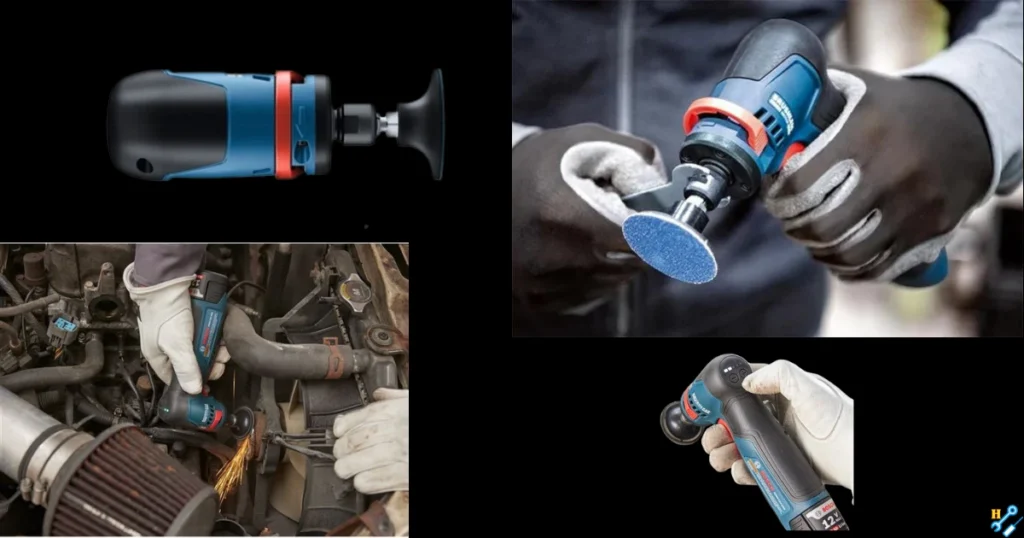 BOSCH GWG12V-20SN Right Angle Die Grinder 12V Max Brushless 1/4 In. Right Angle Die Grinder