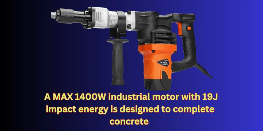 VEVOR Demolition JackHammer, MAX 1400W Electric Jack hammer Heavy Duty Jack Hammer