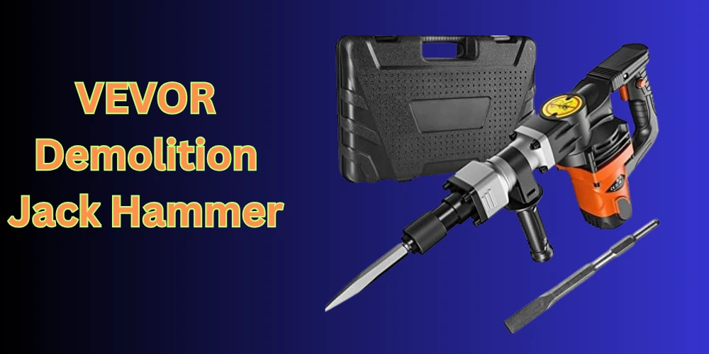 VEVOR Demolition JackHammer, MAX 1400W Electric Jack hammer Heavy Duty JackHammer