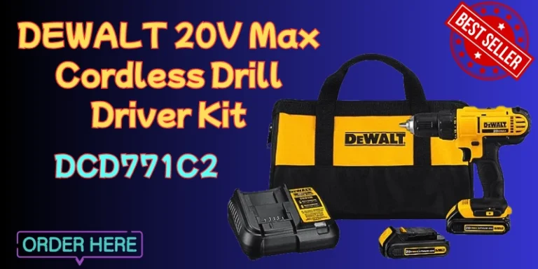 Unlocking the Power of the Dewalt 20v Max Cordless Drill Drive Kit (DCD771C2) Read more about the article Unlocking the Power of the Dewalt 20v Max Cordless Drill Drive Kit (DCD771C2)