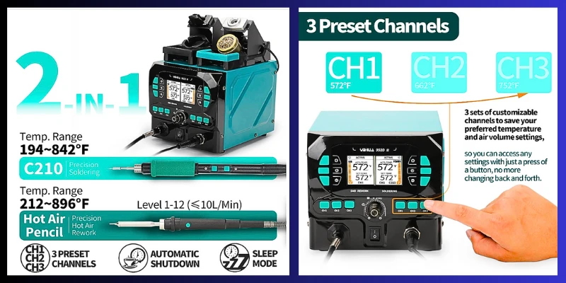 Yihua 992D-II 2-in-1 Precision Soldering Kit: An In-Depth Review best soldering iron kit amazon
