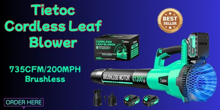 Read more about the article Unleashing the Power of the Tietoc Cordless Leaf Blower: A Comprehensive Review