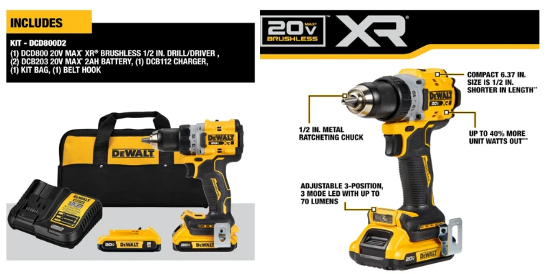 Unleashing Power and Precision: A Deep Dive into the DEWALT 20V MAX XR Drill Kit: Cordless Drill/Driver Kit best budget power tools 2025