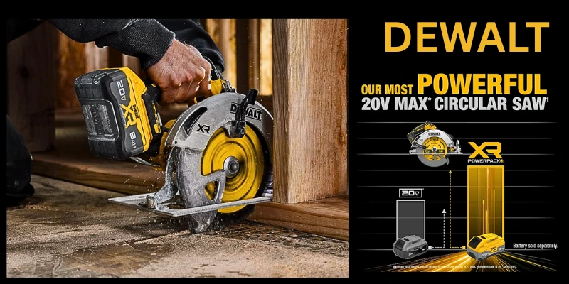 Unleashing Power and Precision: The DEWALT 20V Brushless Cordless Circular Saw : 7-1/4 in. (Tool Only) (DCS590B) dewalt circular saw xr brushless
