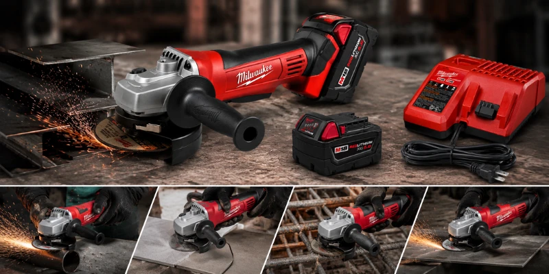 Ultimate Guide to the Milwaukee cordless angle grinder kit M18 2680-21P 4-1/2" Milwaukee Cordless Angle Grinder Kit 18V DC