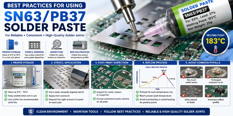 Sn63 pb37 tin solder paste uses