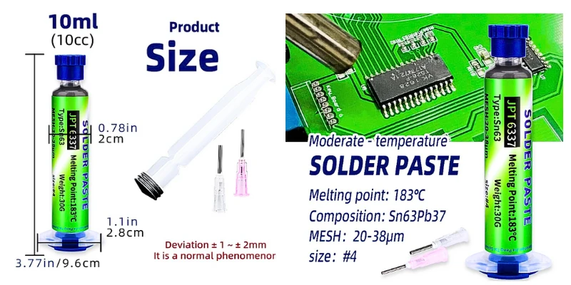 Sn63 pb37 tin solder paste uses