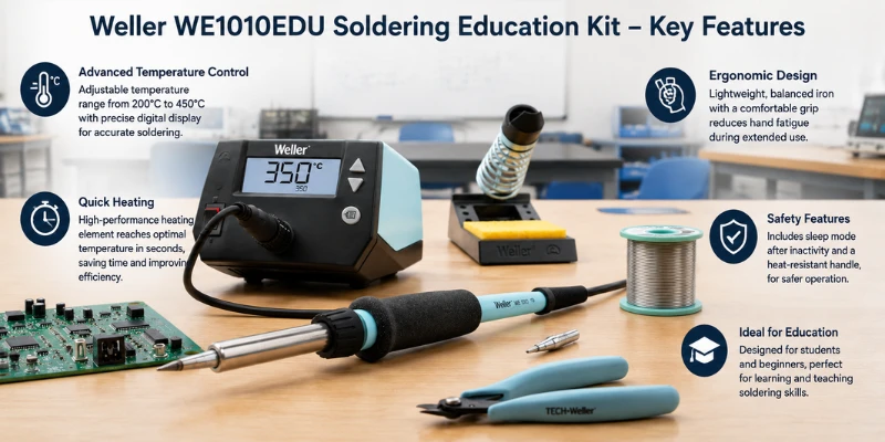 Exploring the Weller Soldering Education Kit WE1010EDU: A Comprehensive Guide to the 8-Piece Set Weller Soldering Education Kit