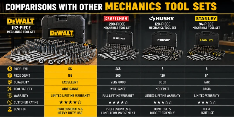 dewalt 192 piece mechanics tool set review