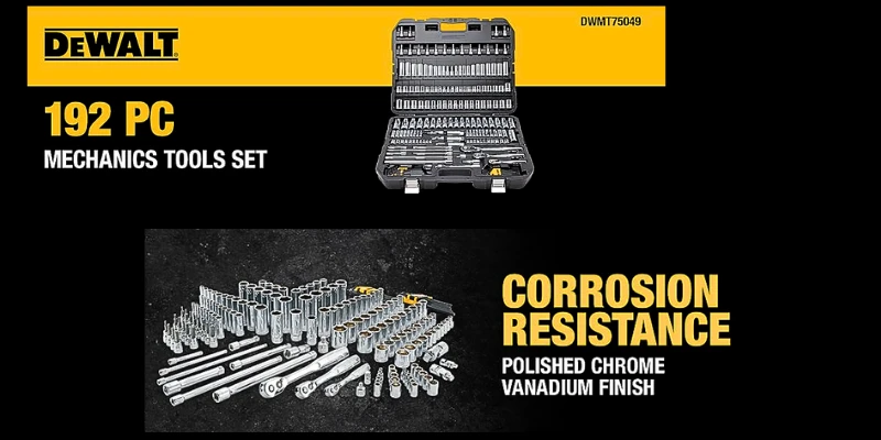 dewalt 192 piece mechanics tool set review